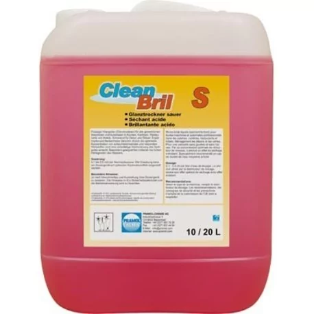 CLEANBRIL S 10л Кислотный ополаскиватель для посудомоек